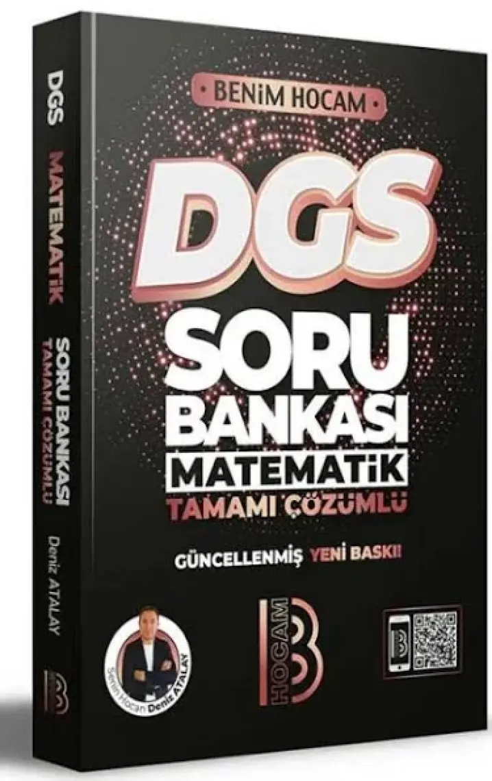 Benim Hocam Yayınları 2024 DGS Matematik Tamamı Çözümlü Soru Bankası