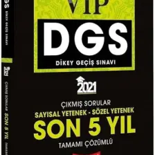 Yargı Yayınevi DGS 2021 VIP Sayısal Sözel Yetenek Son 5 Yıl Tamamı Çözümlü Çıkmış Sorular