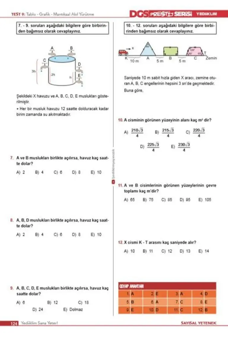 Yediiklim Yayınları 2021 Prestij Serisi ALES Sayısal Sözel Yetenek Soru Bankası(Tamamı Renkli)