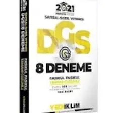 Yediiklim Yayınları 2025 DGS Sayısal Sözel Yetenek Fasikül Fasikül Tamamı Çözümlü 7 Deneme