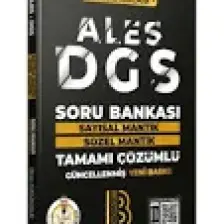 Benim Hocam Yayınları 2022 ALES DGS Tamamı Çözümlü Soru Bankası Sayısal Mantık Sözel Mantık