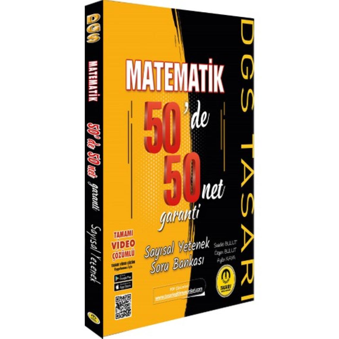 Tasarı Eğitim Yayınları 2023 Dgs Matematik 50 De 50 Net Garanti Soru Bankası Tasarı Eğitim Yayınları