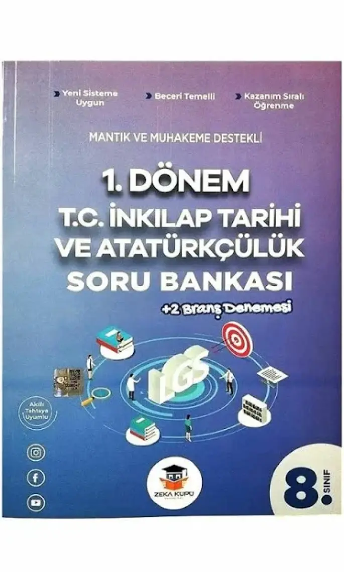 Zeka Küpü Yayınları 8.sınıf Inkılap Tarihi 1.dönem Soru Bankası