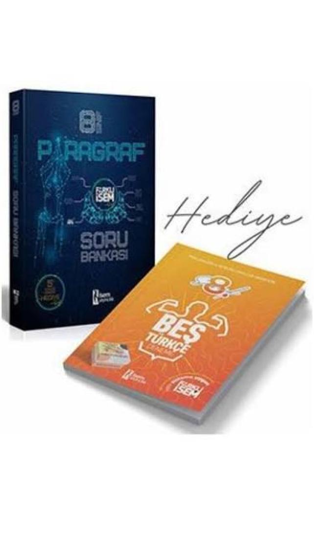 İSEM Yayıncılık 8. Sınıf Farklı Paragraf Soru + 5 Deneme