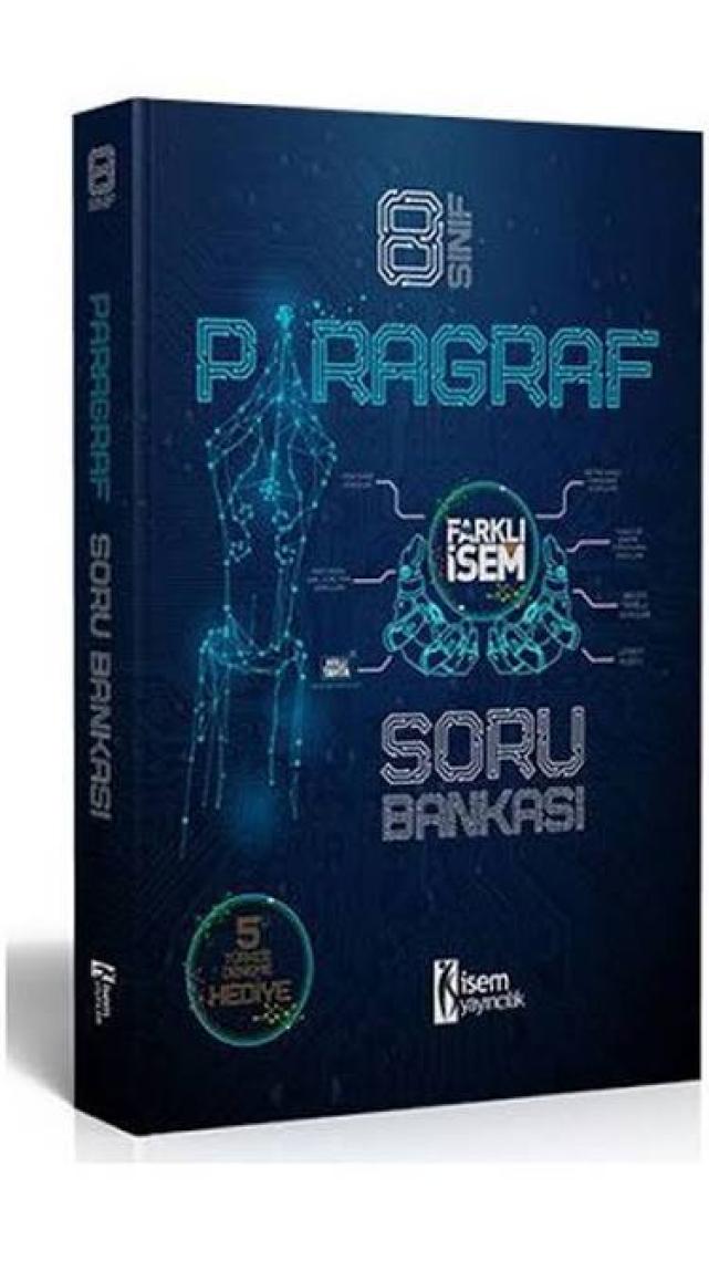 İSEM Yayıncılık 8. Sınıf Farklı Paragraf Soru + 5 Deneme