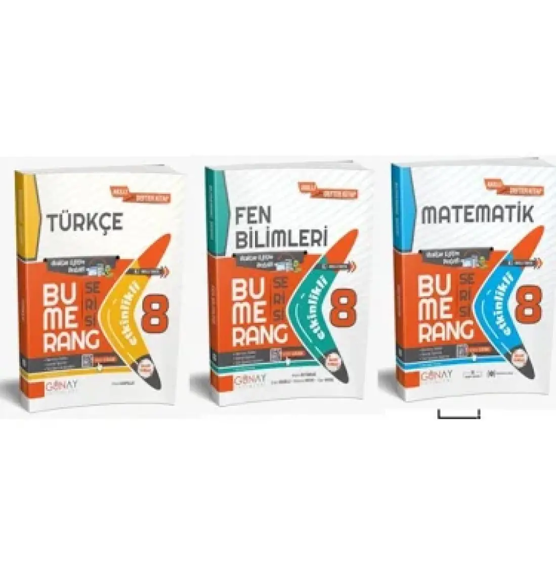 Günay Yayınları Gün&Ay Yayınları 8. Sınıf Bumerang Etkinlikli Kitap Matematik