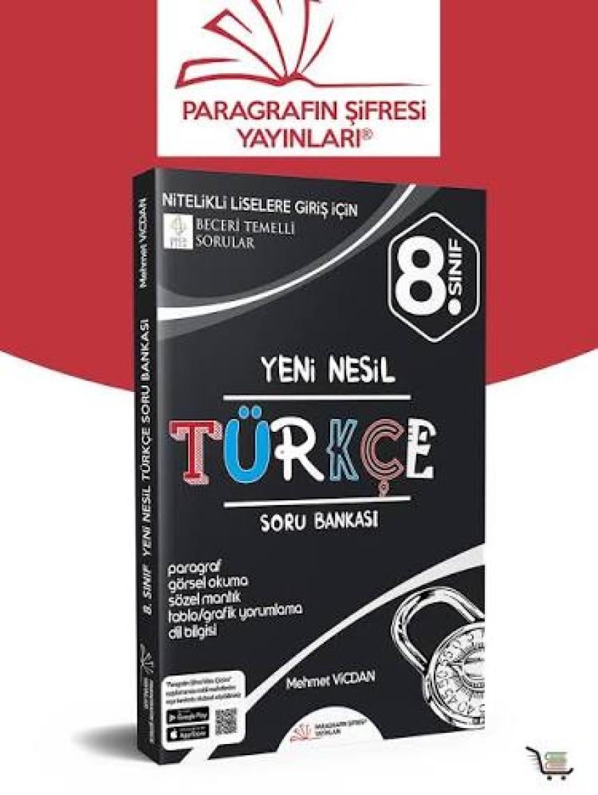 Paragrafın Şifresi Yayınları 8.Sınıf LGS Türkçe Nesil Soru Bankası 2020