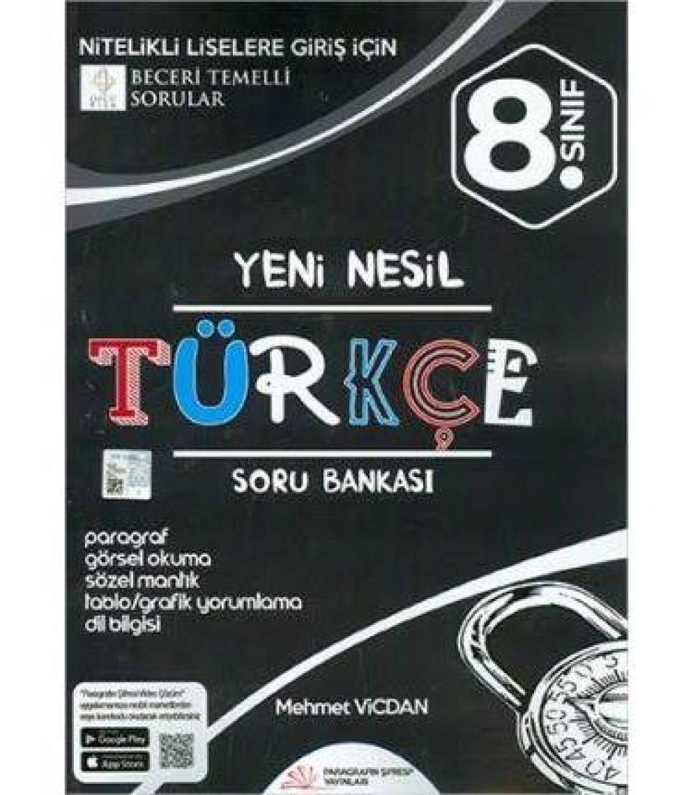 Paragrafın Şifresi Yayınları 8.Sınıf LGS Türkçe Nesil Soru Bankası 2020