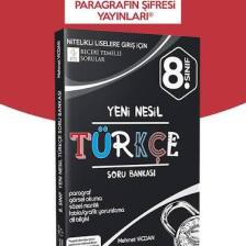 Paragrafın Şifresi Yayınları 8.Sınıf LGS Türkçe Nesil Soru Bankası 2020