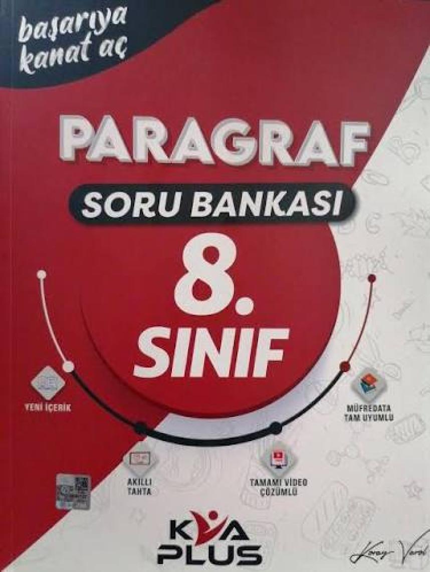 Koray Varol Akademi  Plus 8.Sınıf LGS Paragraf Soru Bankası