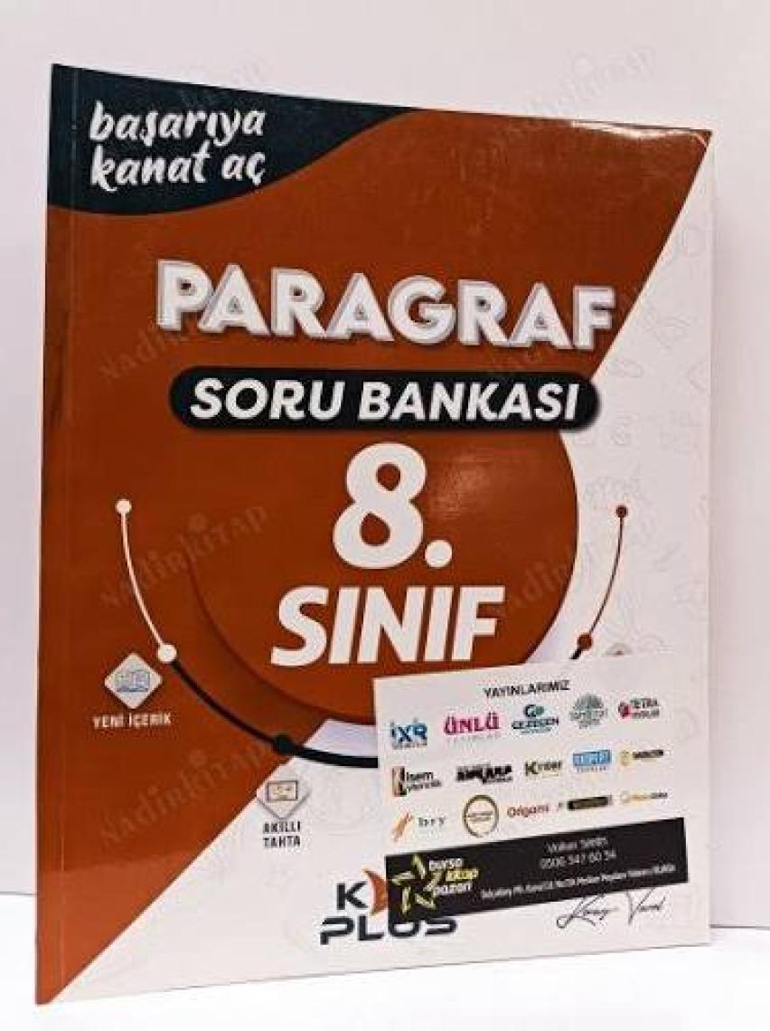Koray Varol Akademi  Plus 8.Sınıf LGS Paragraf Soru Bankası