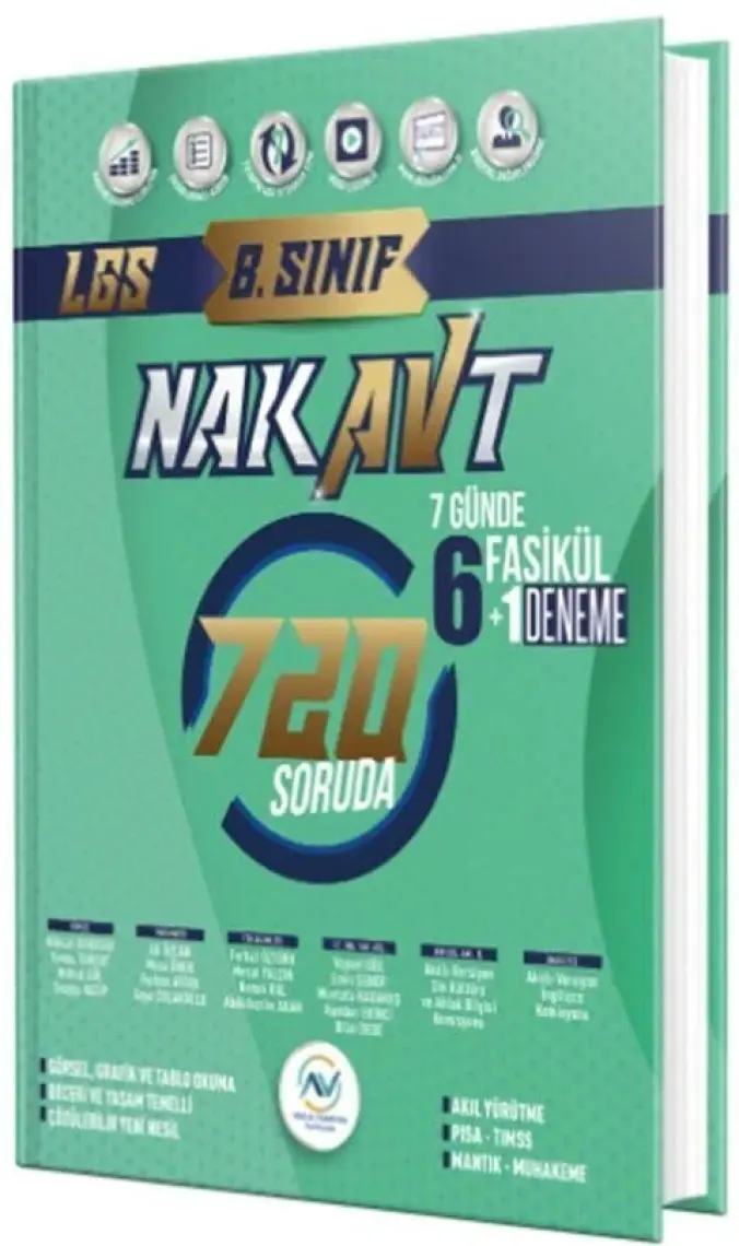 Av Akıllı Versiyon Yayınları 8. Sınıf Lgs Tam Tekrar Nakavt 7 Günde Fasikül Deneme - Köksal Karataş