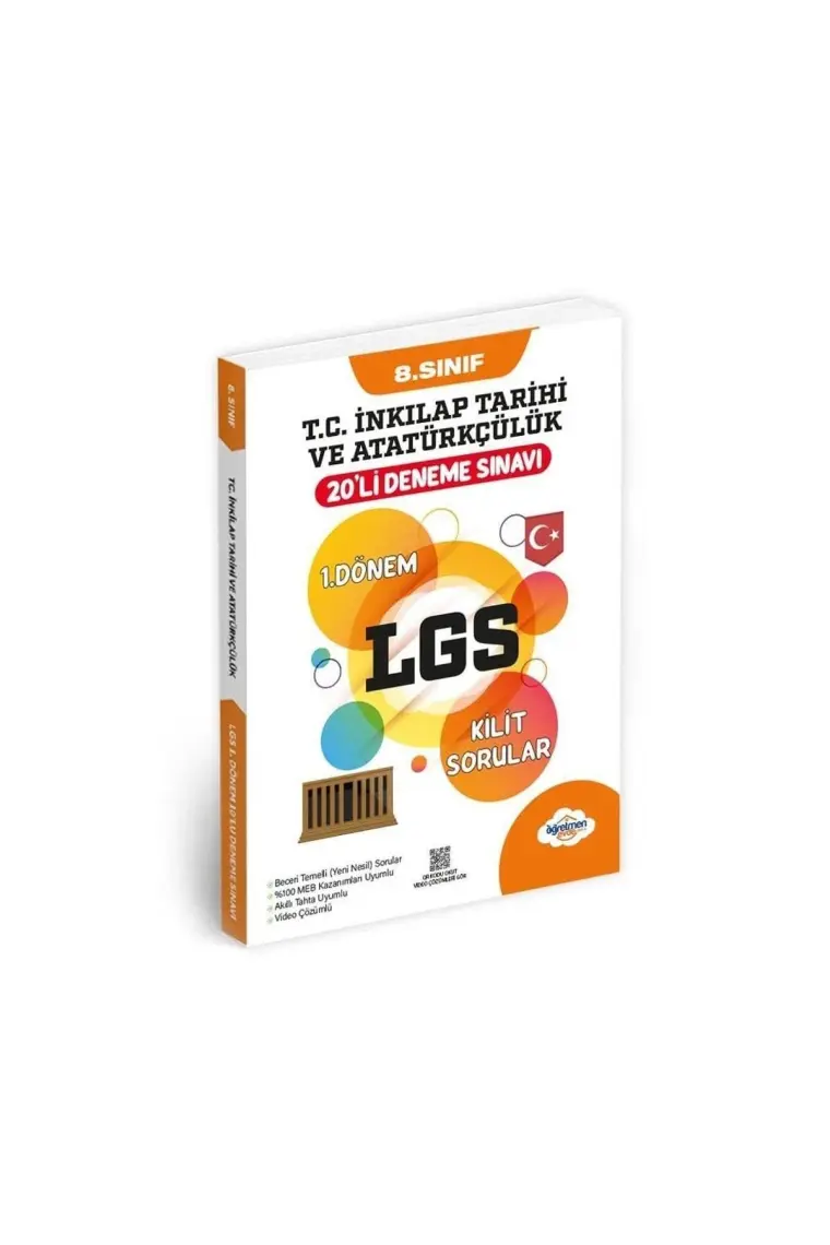 Öğretmen Evde Yayınları 8. Sınıf Inkılap Tarihi LGS 1. Dönem 20’li Deneme Sınavı