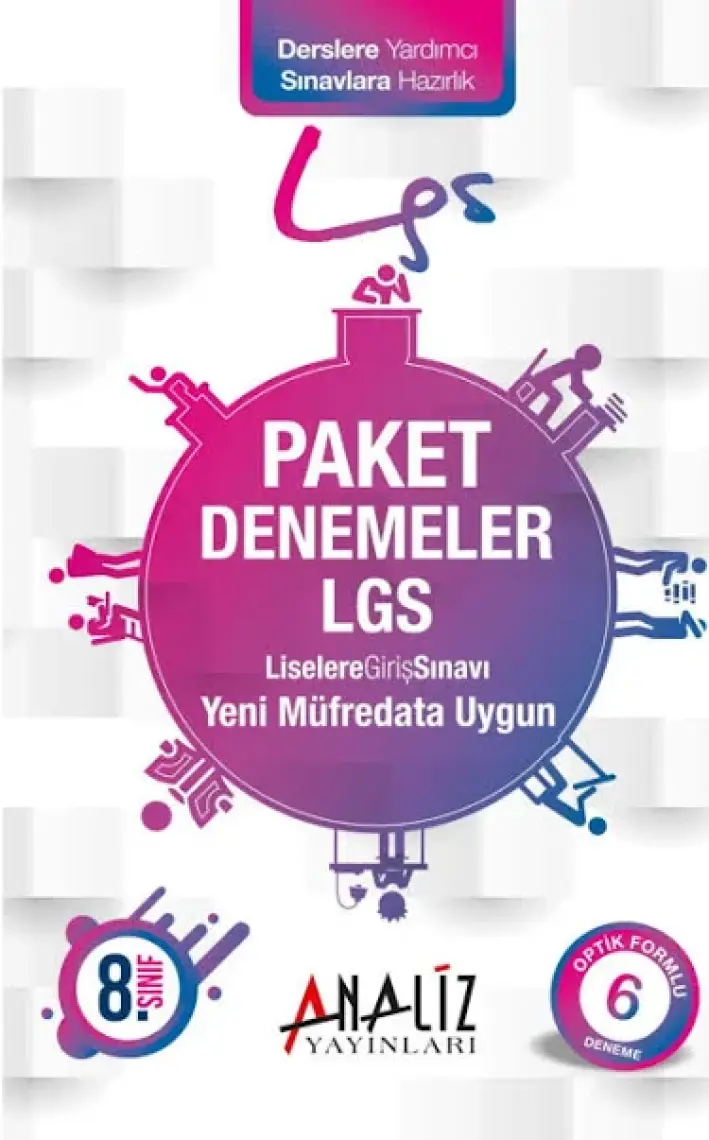 Analiz Yayınları 8.Sınıf / LGS  6'lı Deneme Seti