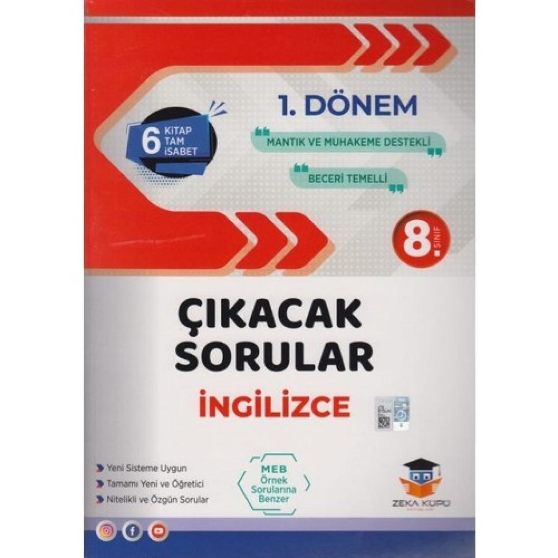 Zeka Küpü Yayınları 8. Sınıf LGS 1. Dönem Ingilizce Çıkacak Sorular