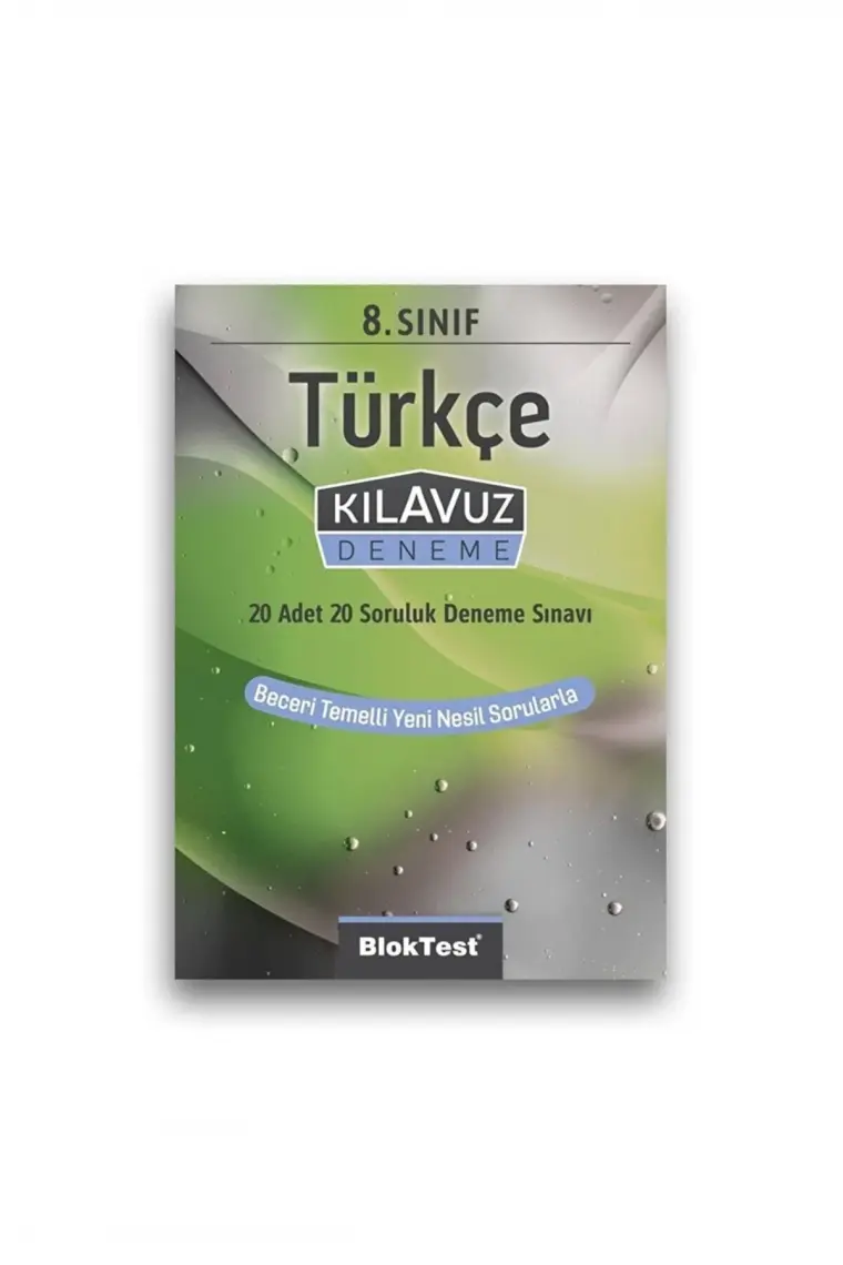 Bloktest Yayınları 8. Sınıf Türkçe Kılavuz Deneme