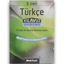Bloktest Yayınları 8. Sınıf Türkçe Kılavuz Deneme