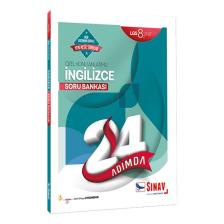 Sınav Yayınları 8. Sınıf LGS İngilizce 24 Adımda Özel Konu Anlatımlı Soru Bankası
