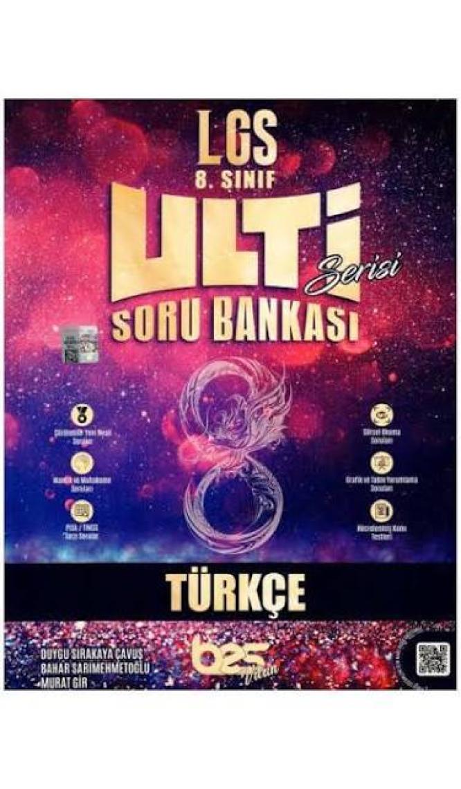 Bes yayınları 8. Sınıf LGS Türkçe Ulti Serisi Soru Bankası