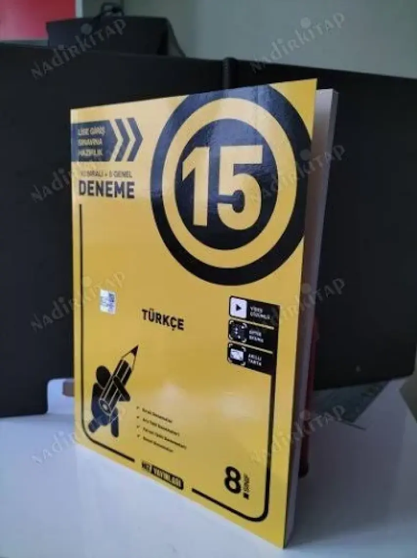 Hız Yayınları 8. Sınıf Türkçe 15'li Deneme