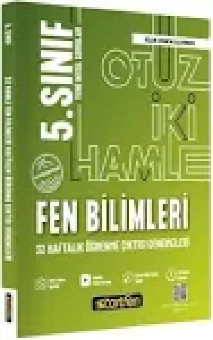 Startfen Yayınları 5. Sınıf 32 Hamle Fen Bilimleri Haftalık Kazanım Denemeleri