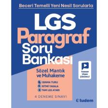 Tudem Yayınları 8.Sınıf LGS Paragraf Soru Bankası