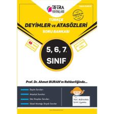 Tetra Yayınları 5-6-7. Sınıf Türkçe Deyimler ve Atasözleri Soru Bankası
