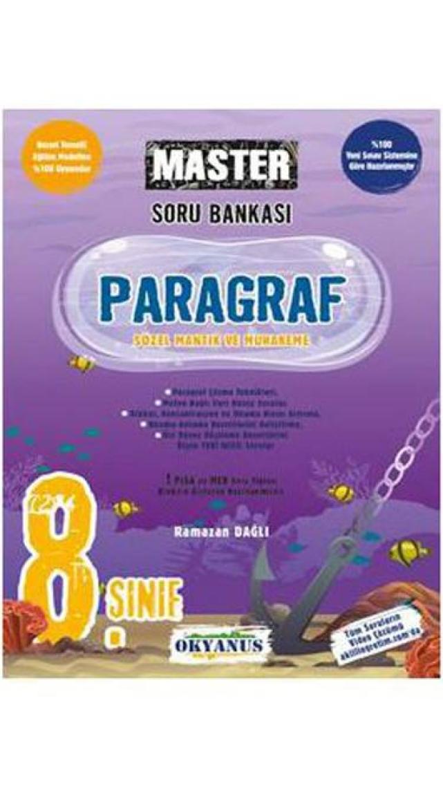 Okyanus Yayınları 8. Sınıf Master Paragraf Soru Bankası