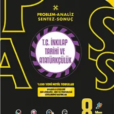 Startfen Yayınları Pass 8. Sınıf Inkılap Tarihi Yeni Nesil Soru Bankası