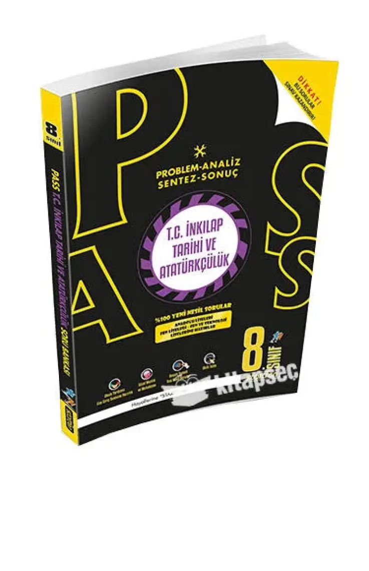 Startfen Yayınları Pass 8. Sınıf Inkılap Tarihi Yeni Nesil Soru Bankası