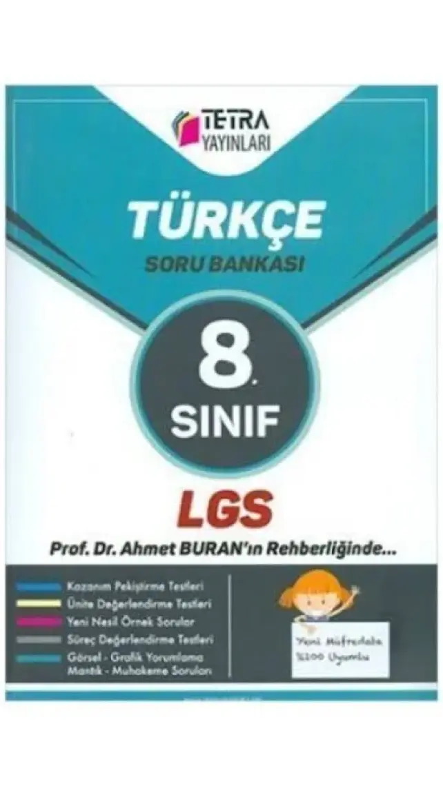 Tetra Yayınları Türkçe 8. Sınıf LGS Soru Bankası