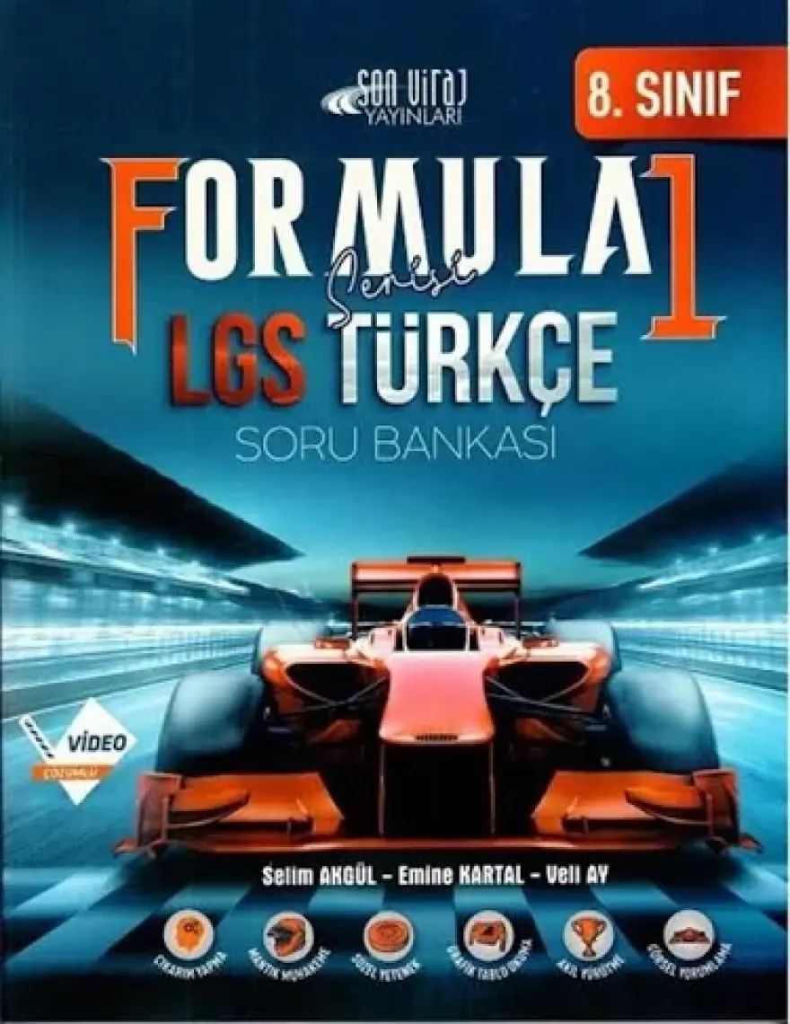 Son Viraj Yayınları 8. Sınıf LGS Türkçe Formula 1 Soru Bankası - Emine Kartal