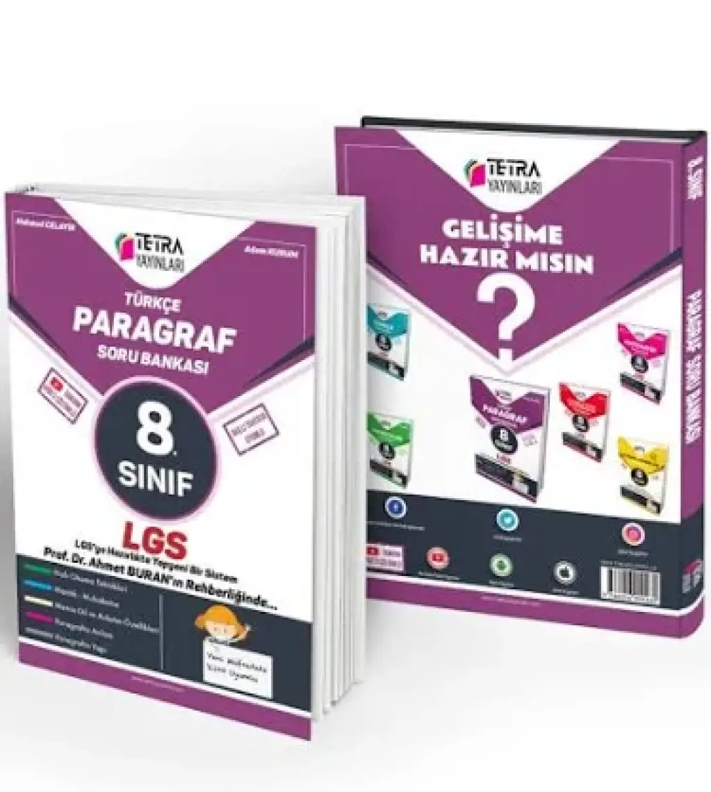 Tetra Yayınları Türkçe Paragraf 8. Sınıf LGS Soru Bankası