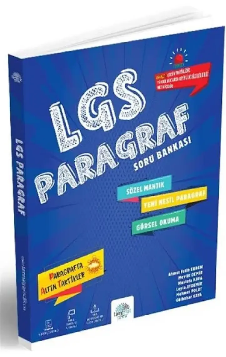 Tammat Yayıncılık Lgs Paragraf Soru Bankası