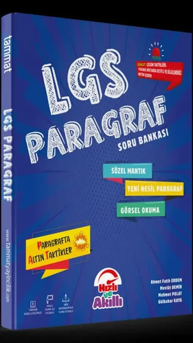 Tammat Yayıncılık Lgs Paragraf Soru Bankası