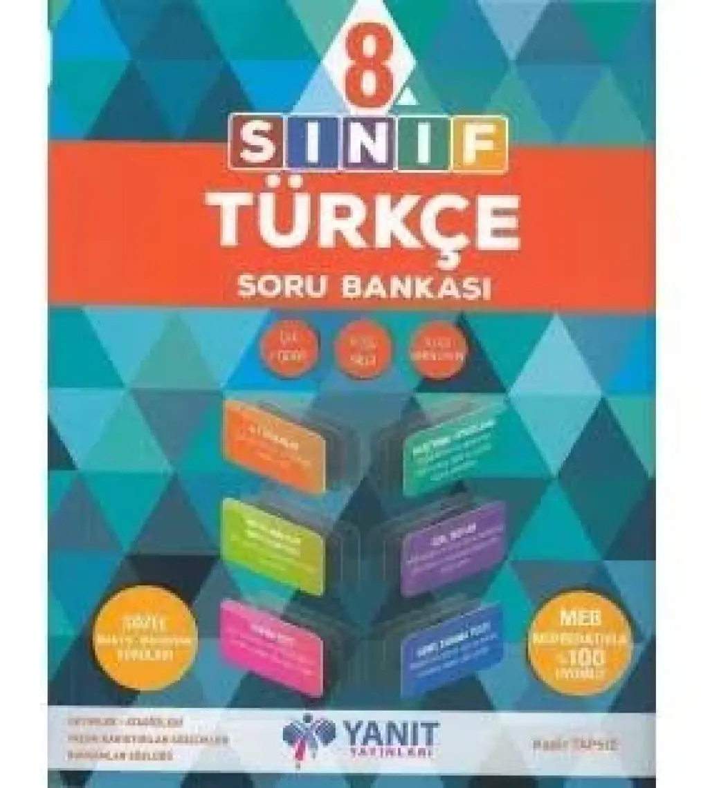 Yanıt Yayınları 8.sınıf Türkçe Soru Bankası