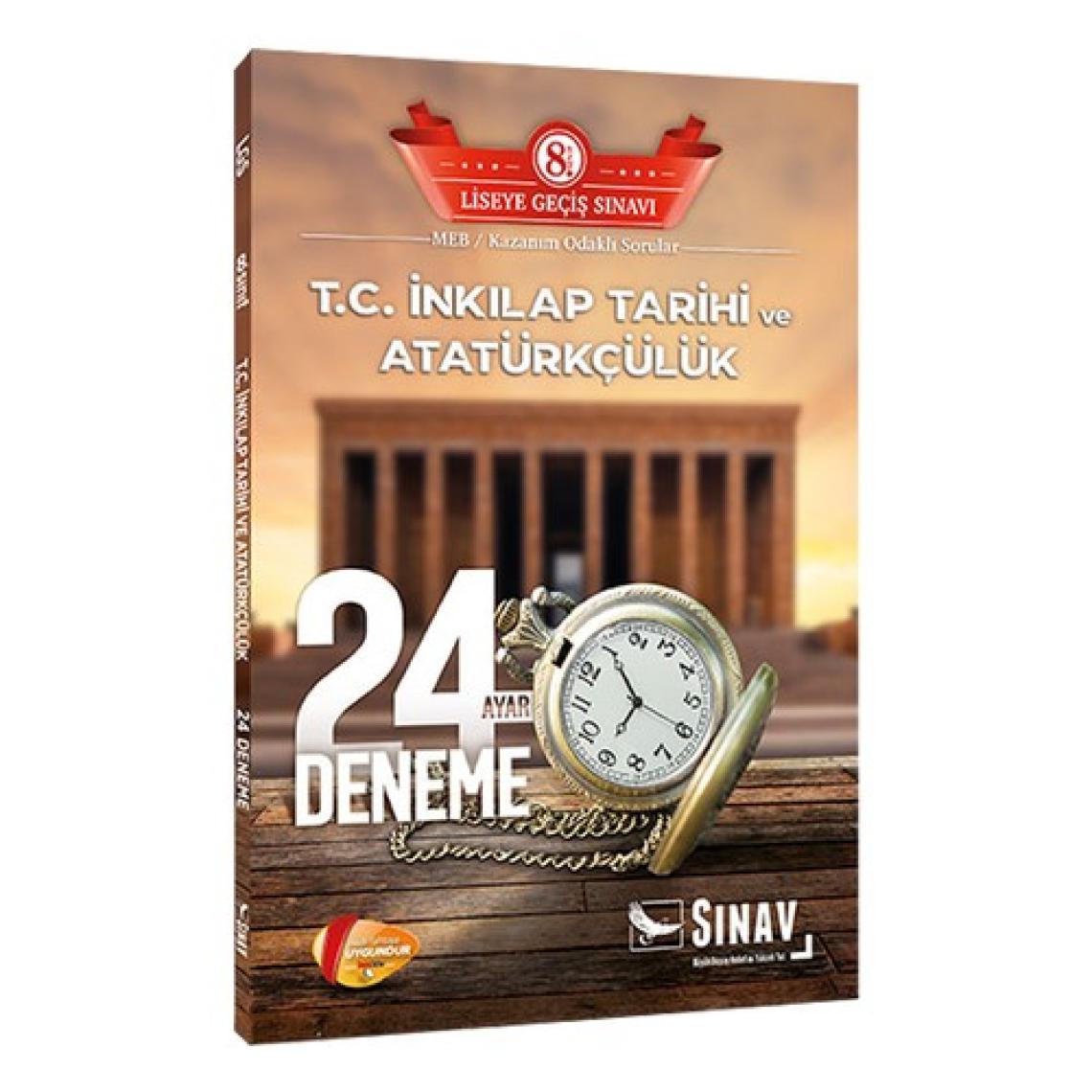 Sınav Yayınları 8. Sınıf LGS T.C. İnkılap Tarihi ve Atatürkçülük 24 Deneme