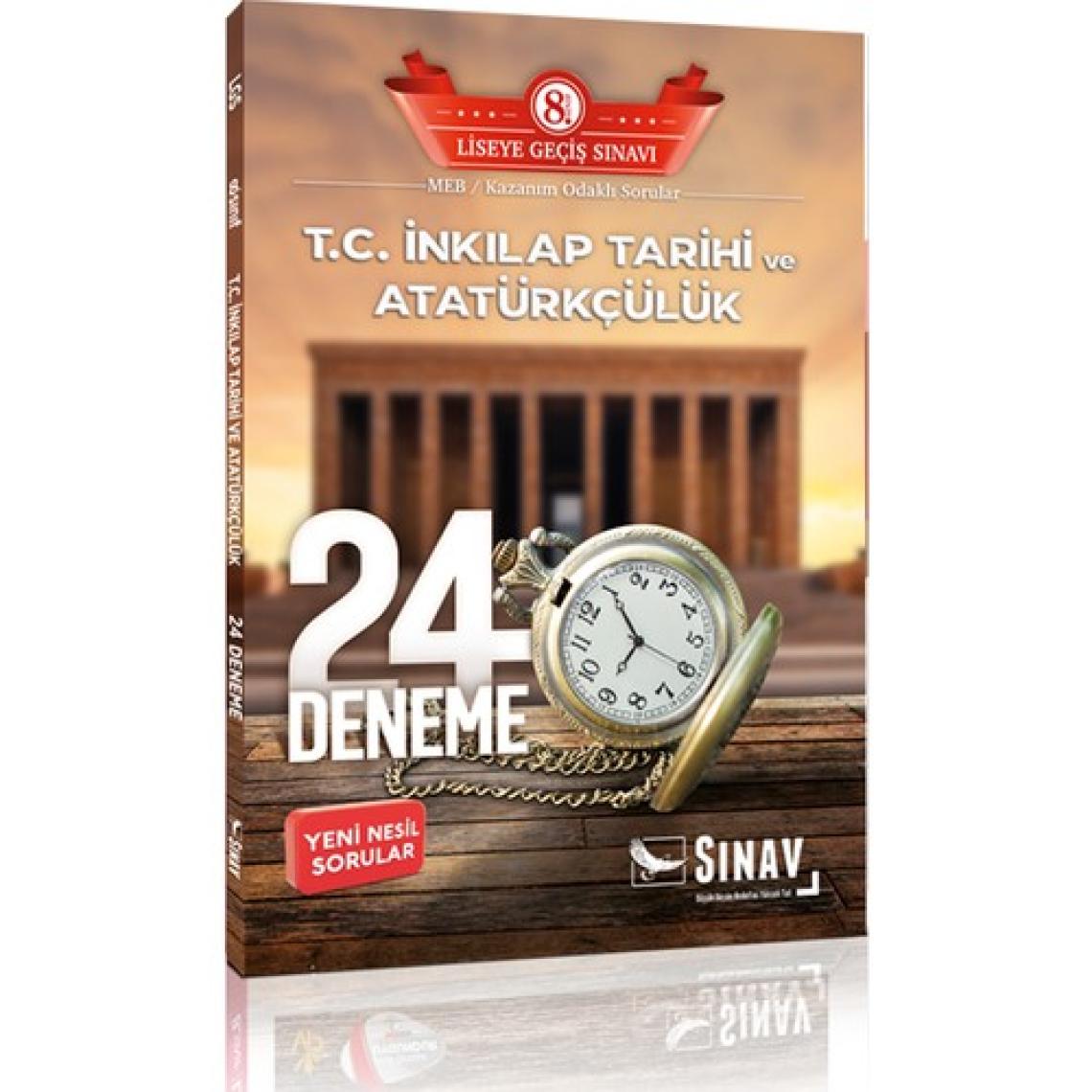 Sınav Yayınları 8. Sınıf LGS T.C. İnkılap Tarihi ve Atatürkçülük 24 Deneme