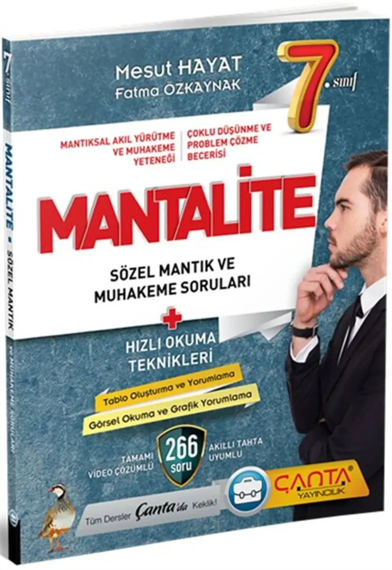 Çanta Yayınları 7.Sınıf Mantalite Sözel Mantık Muhakeme Soruları
