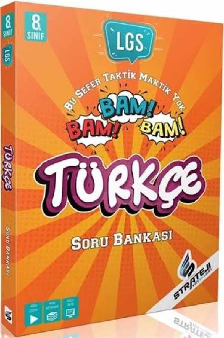 Strateji Yayınları  8. Sınıf Türkçe Soru Bankası Bam Bam