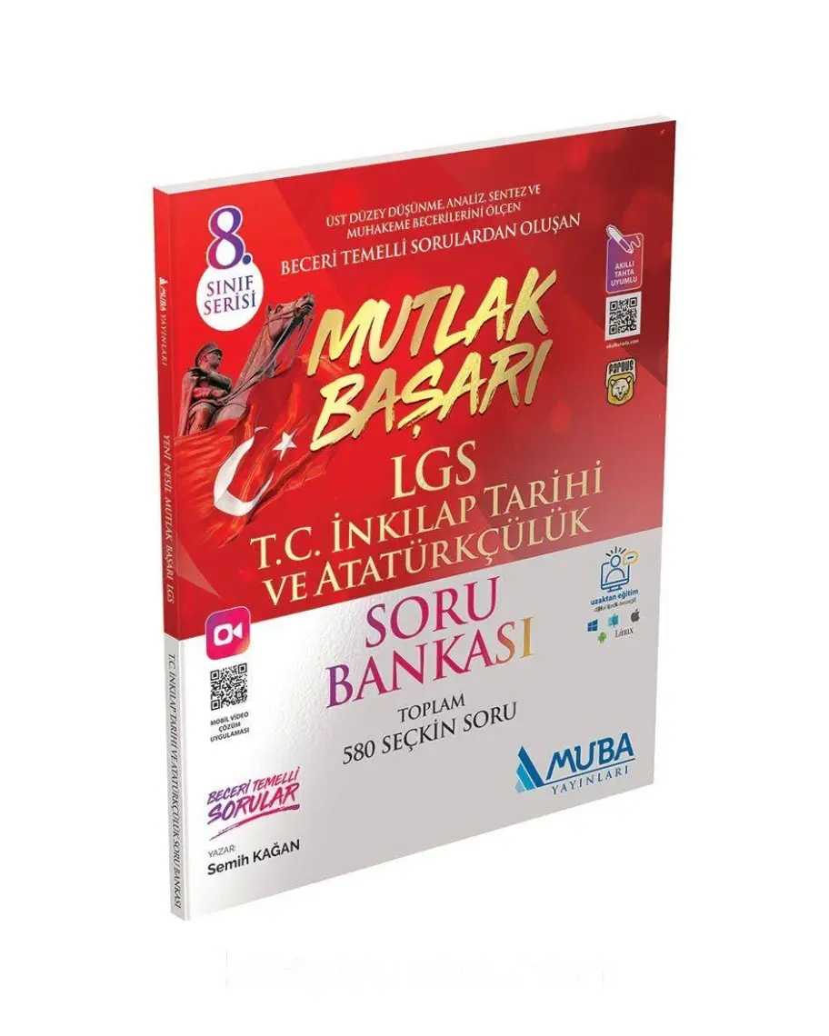 Muba Yayınları Mutlak Başarı LGS T.C. İnkılap Tarihi ve Atatürkçülük Soru Bankası