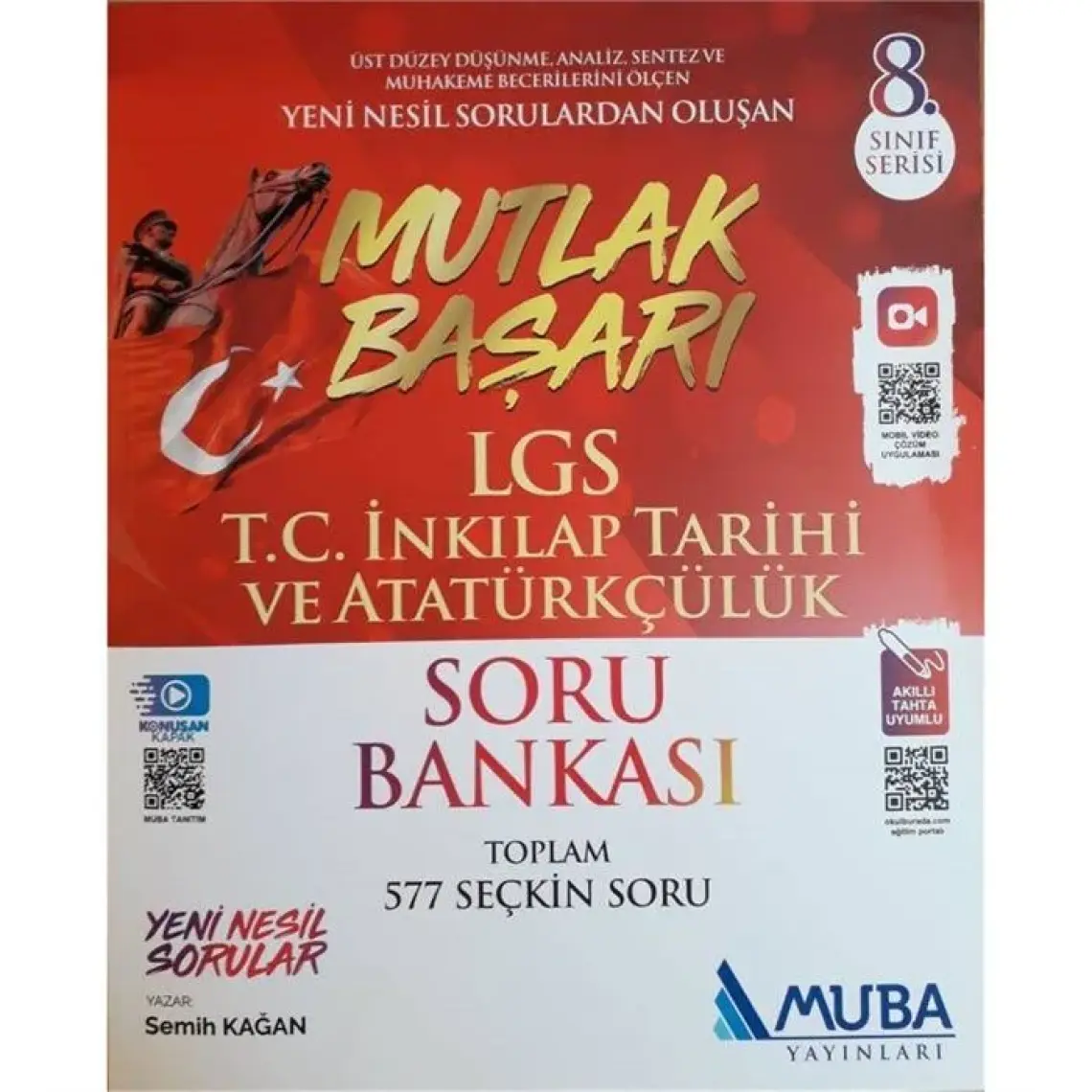 Muba Yayınları Mutlak Başarı LGS T.C. İnkılap Tarihi ve Atatürkçülük Soru Bankası