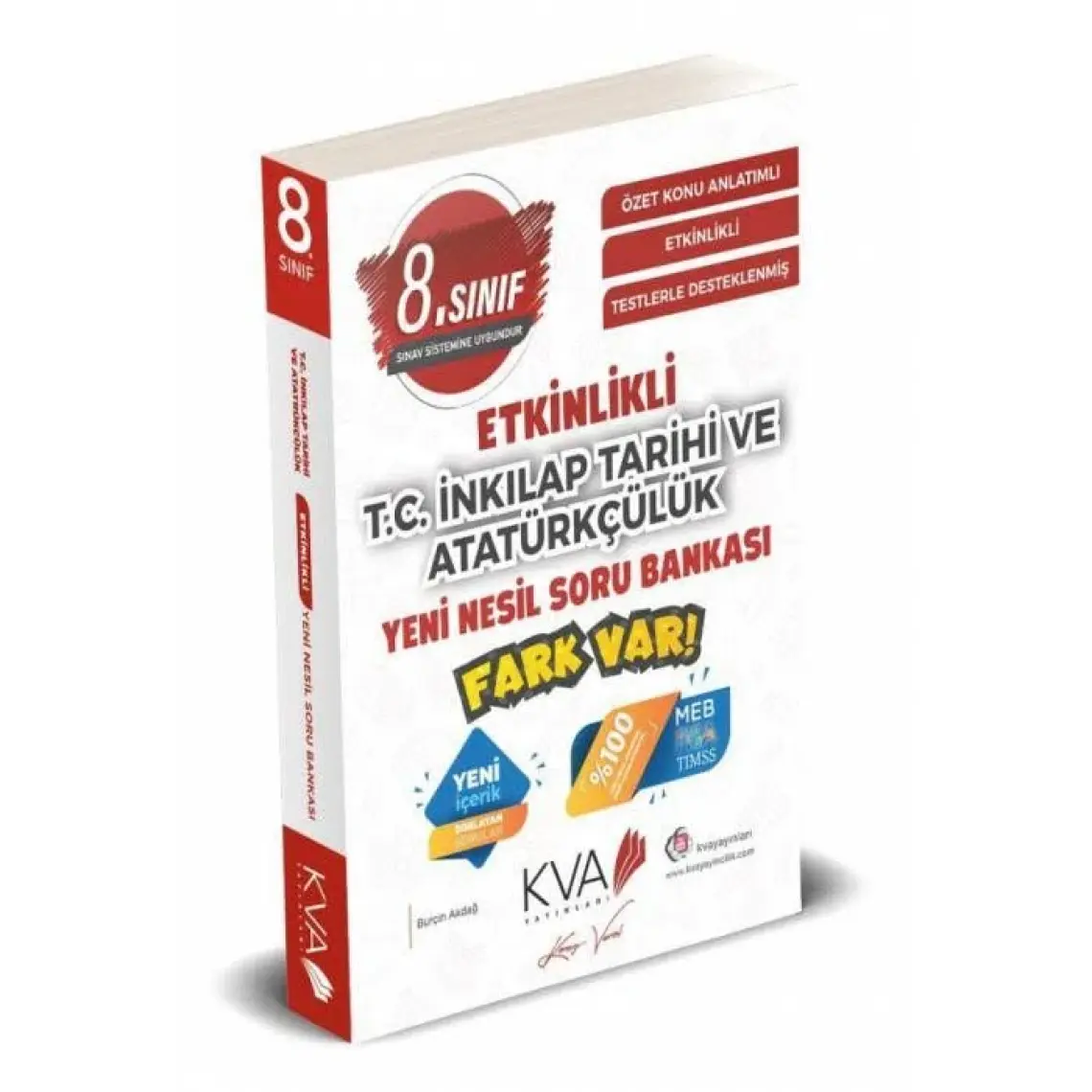 Koray Varol Akademi Yayınları 8.Sınıf Fark Var T.C İnkılap Tarihi ve Atatürkçülük Soru Bankası
