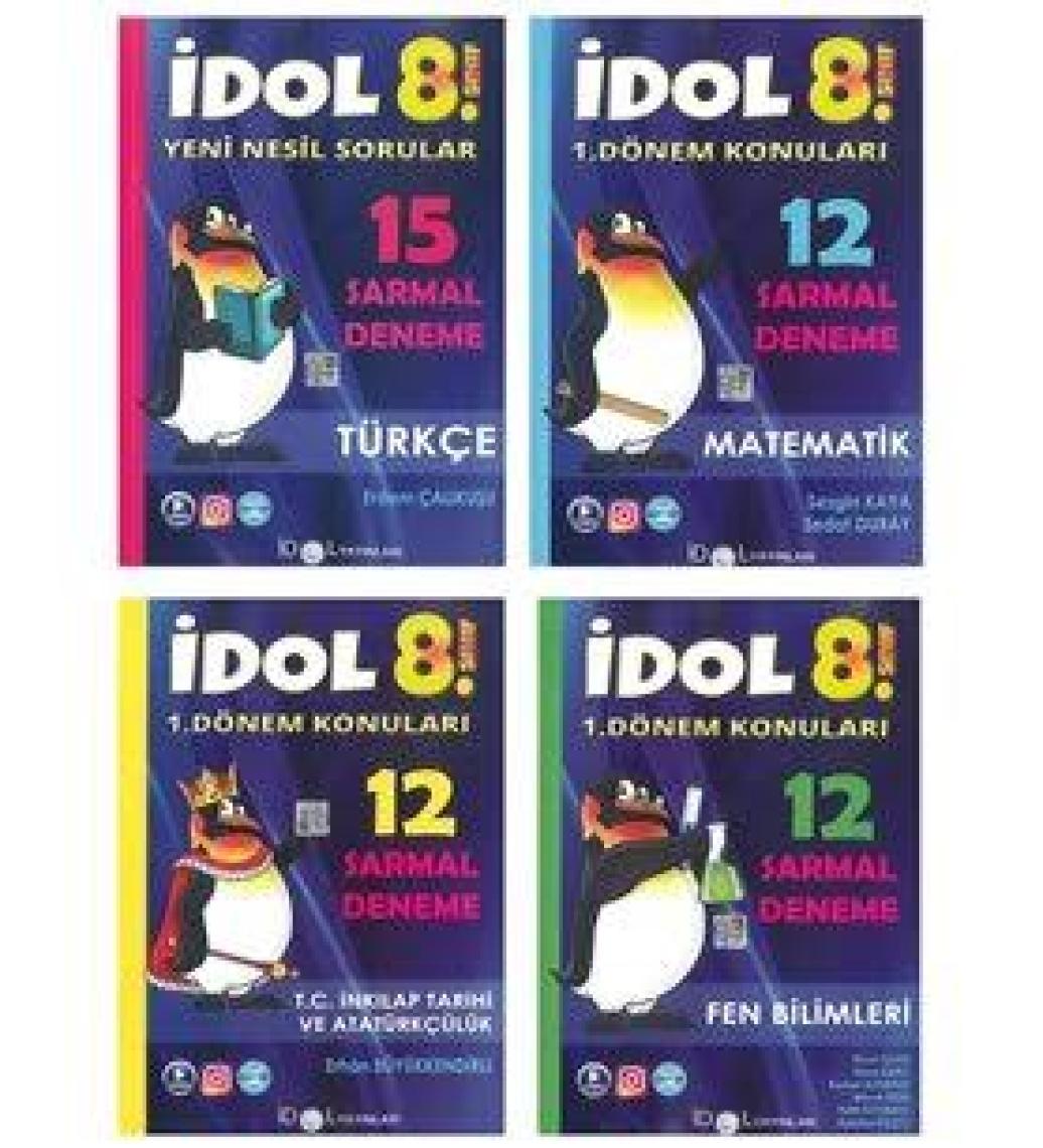 İdol Yayınları 8. Sınıf LGS Türkçe 15 Sarmal Deneme