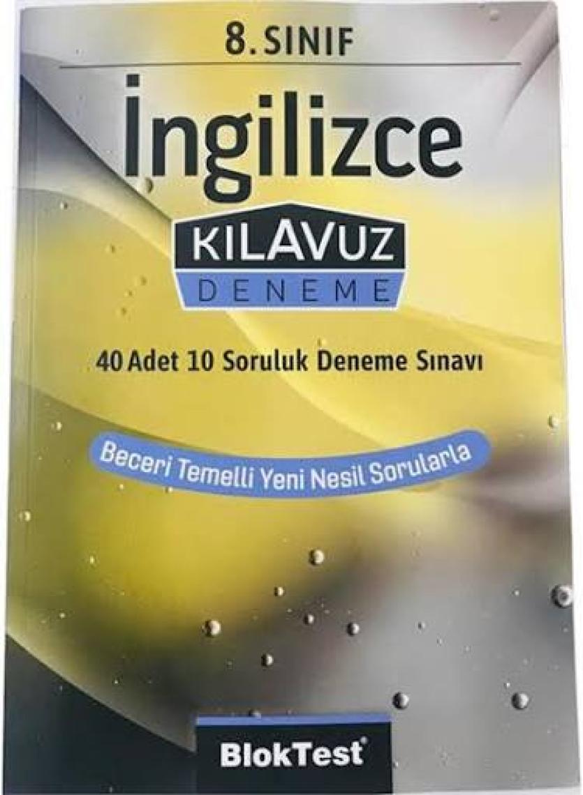 Bloktest Yayınları 8. Sınıf Ingilizce Kılavuz Deneme