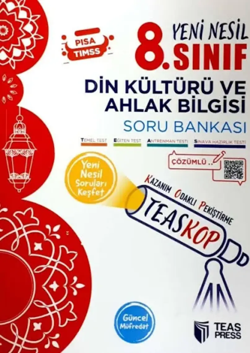 Teas Press 8. Sınıf Teaskop Din Kültürü Soru Bankası