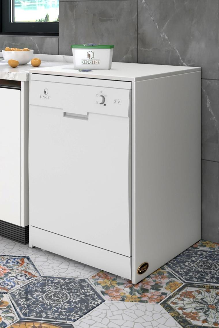 Bulaşık&çamaşır&kurutma Makinesi Dolabı Berfu Byz 90*70*60 Banyo Ofis