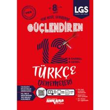 Ankara Yayıncılık 8. Sınıf Türkçe Güçlendiren Denemeleri - 12 Adet