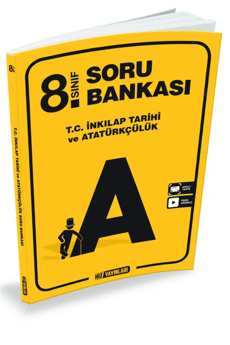 Hız Yayınları 8. Sınıf T.C İnkılap Tarihi ve Atatürkçülük Soru Bankası