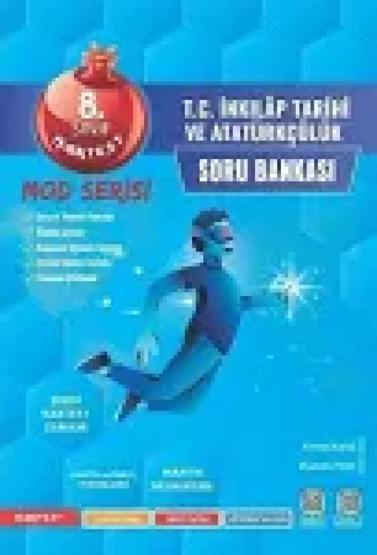 Nartest Yayınevi 8. Sınıf Mod T.C. İnkılap Tarihi ve Atatürkçülük Soru Bankası